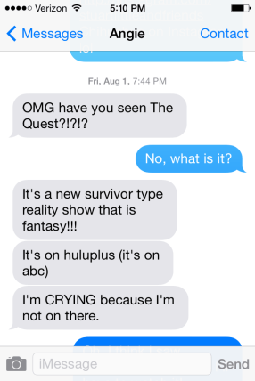 The shameless fangirling is genetic.